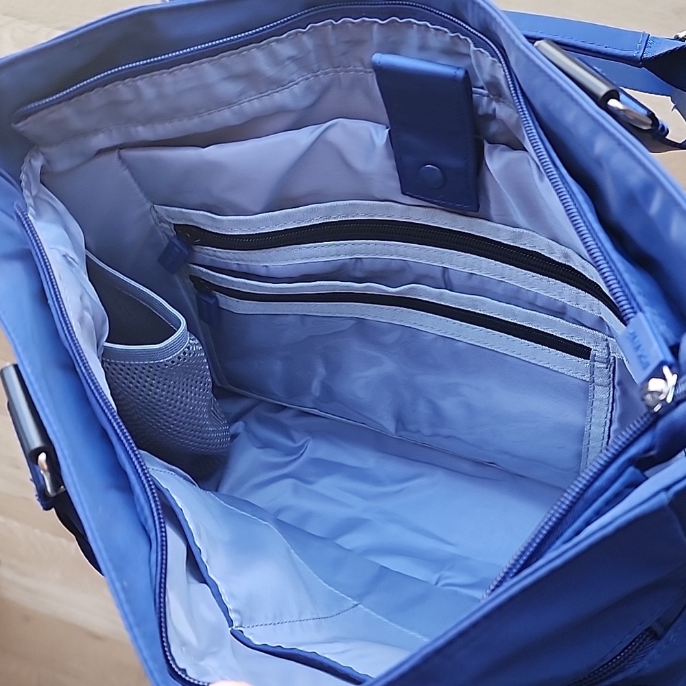 IHKWIP Laptop Travel Crossbody Tote in Navy - Picture 8 of 14